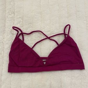 Free people cross back bralette